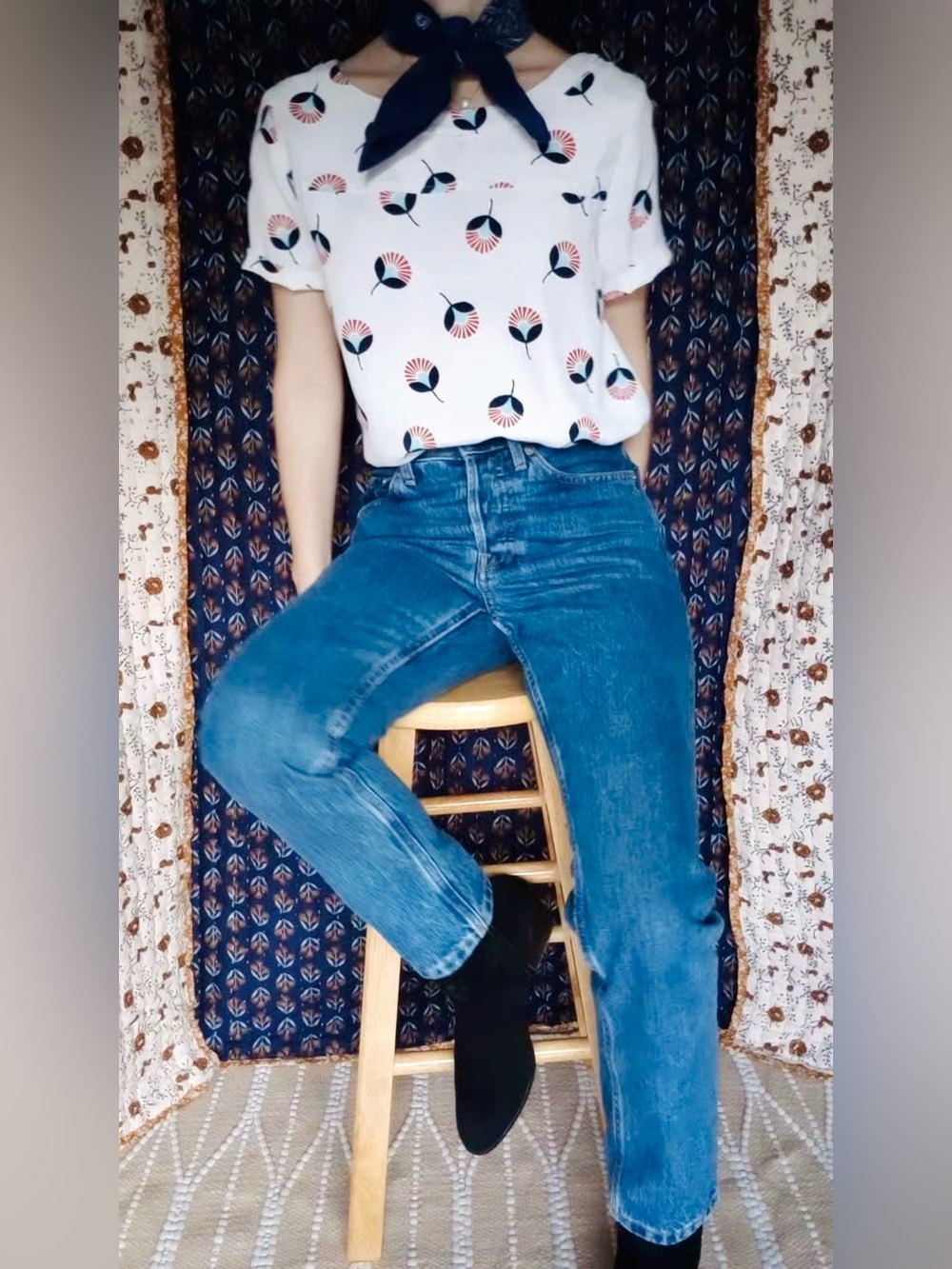 Everlane ❉ The Cheeky High Rise Straight Leg Jean in Size 23 Crop Ankle